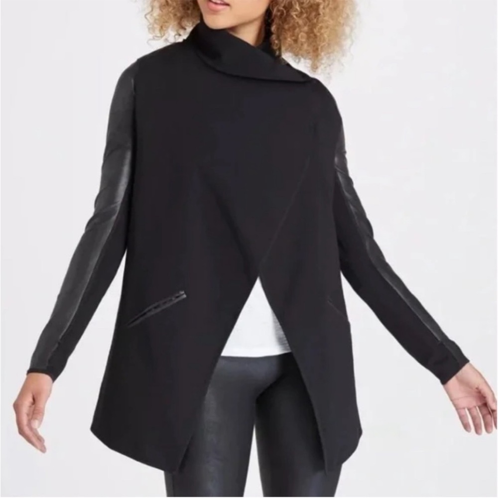 Spanx Drape Front Convertible Jacket Size Medium … - image 3